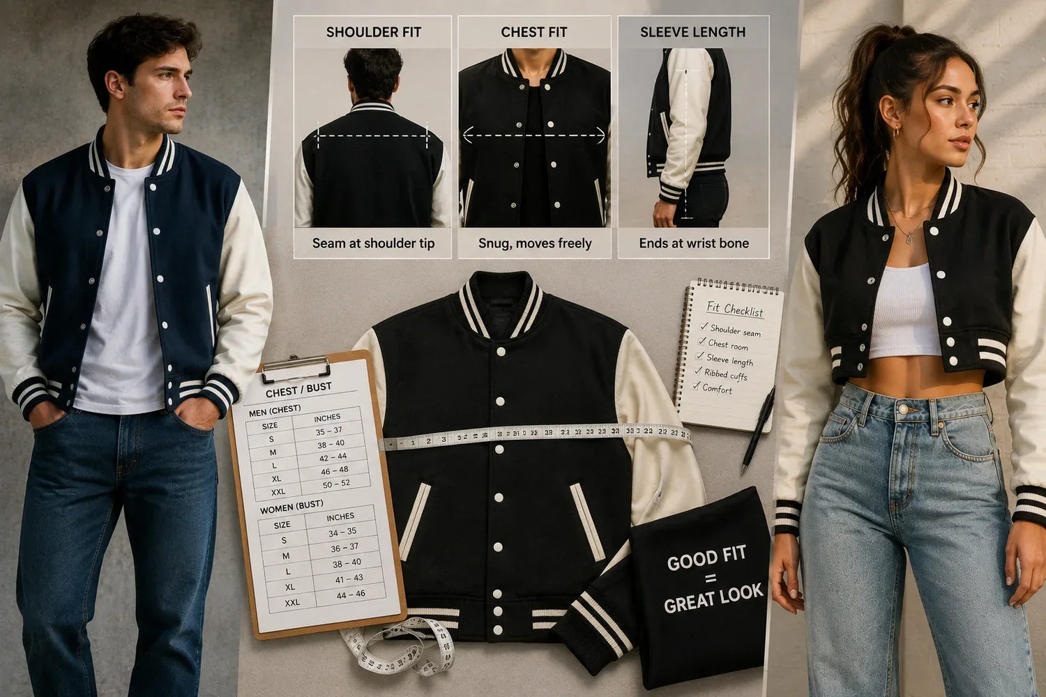How a Varsity Jacket Should Fit