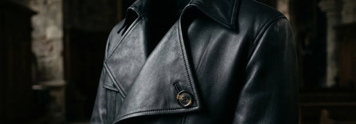 Cappotti in pelle da uomo per l'inverno