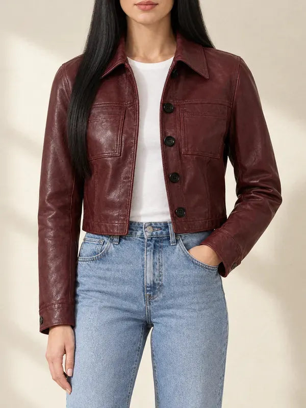Dames cropped jassen